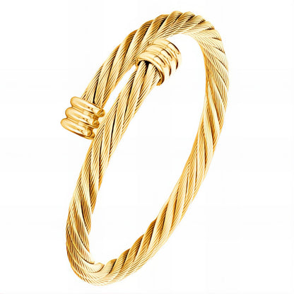 Aurora Twist Bangle