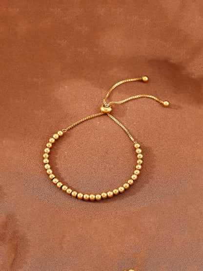 Golden Aura Bead Bracelet