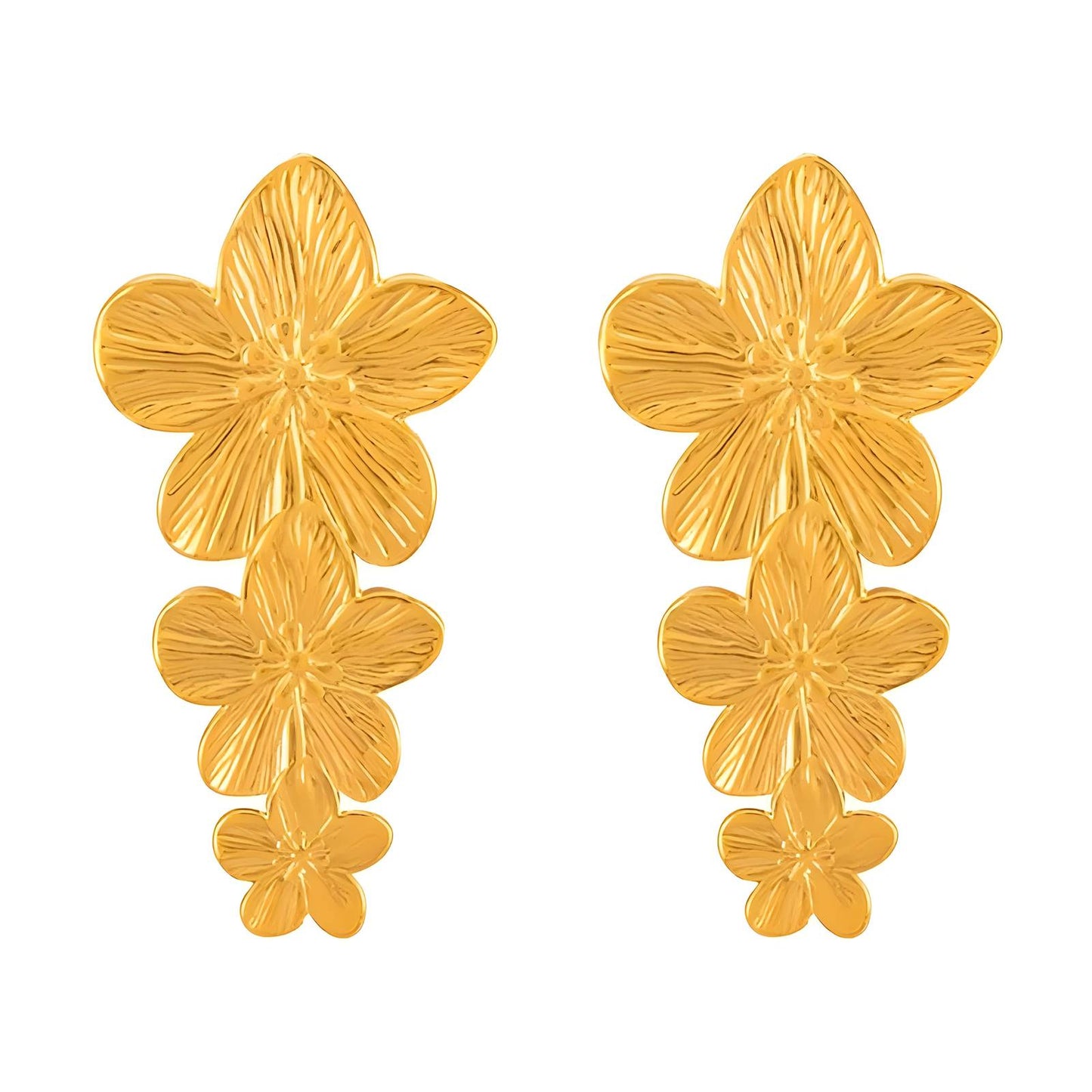 Golden Cascade Earrings