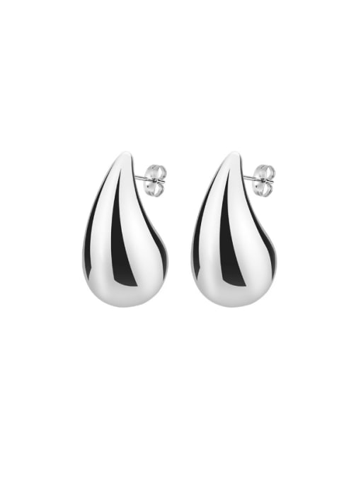 Silver Teardrop Earrings