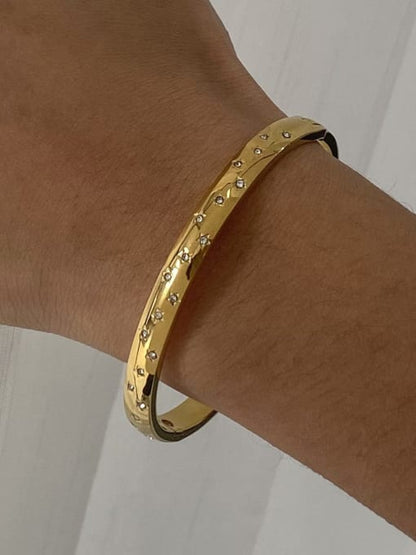 Starlit Gold Bangle
