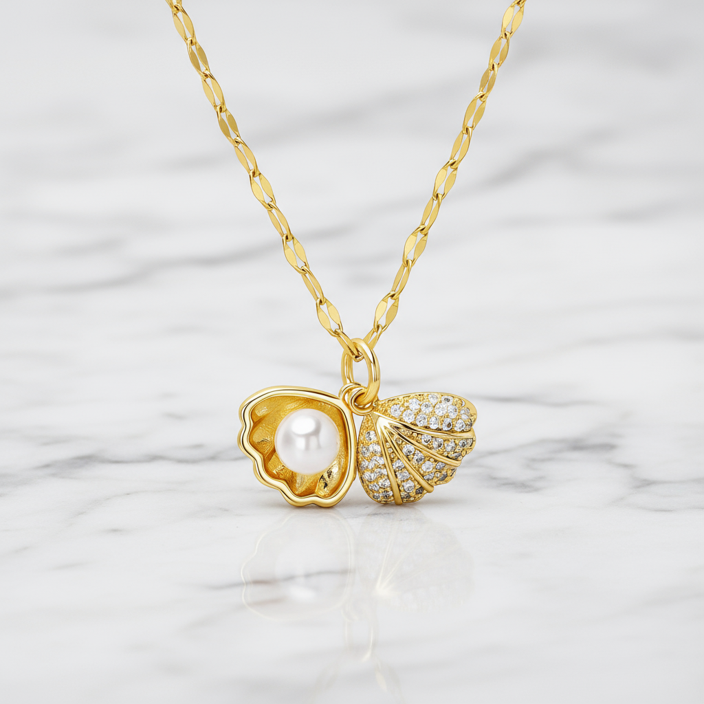 Siren Pearl Shell Necklace