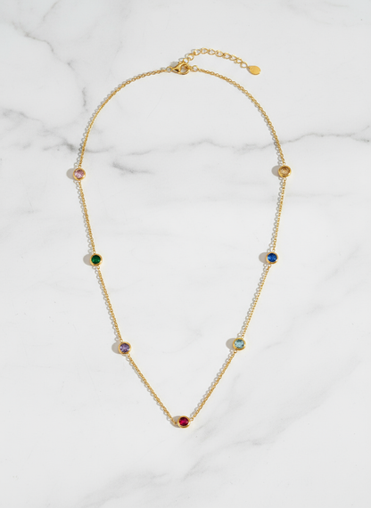 Spectrum Charm Necklace