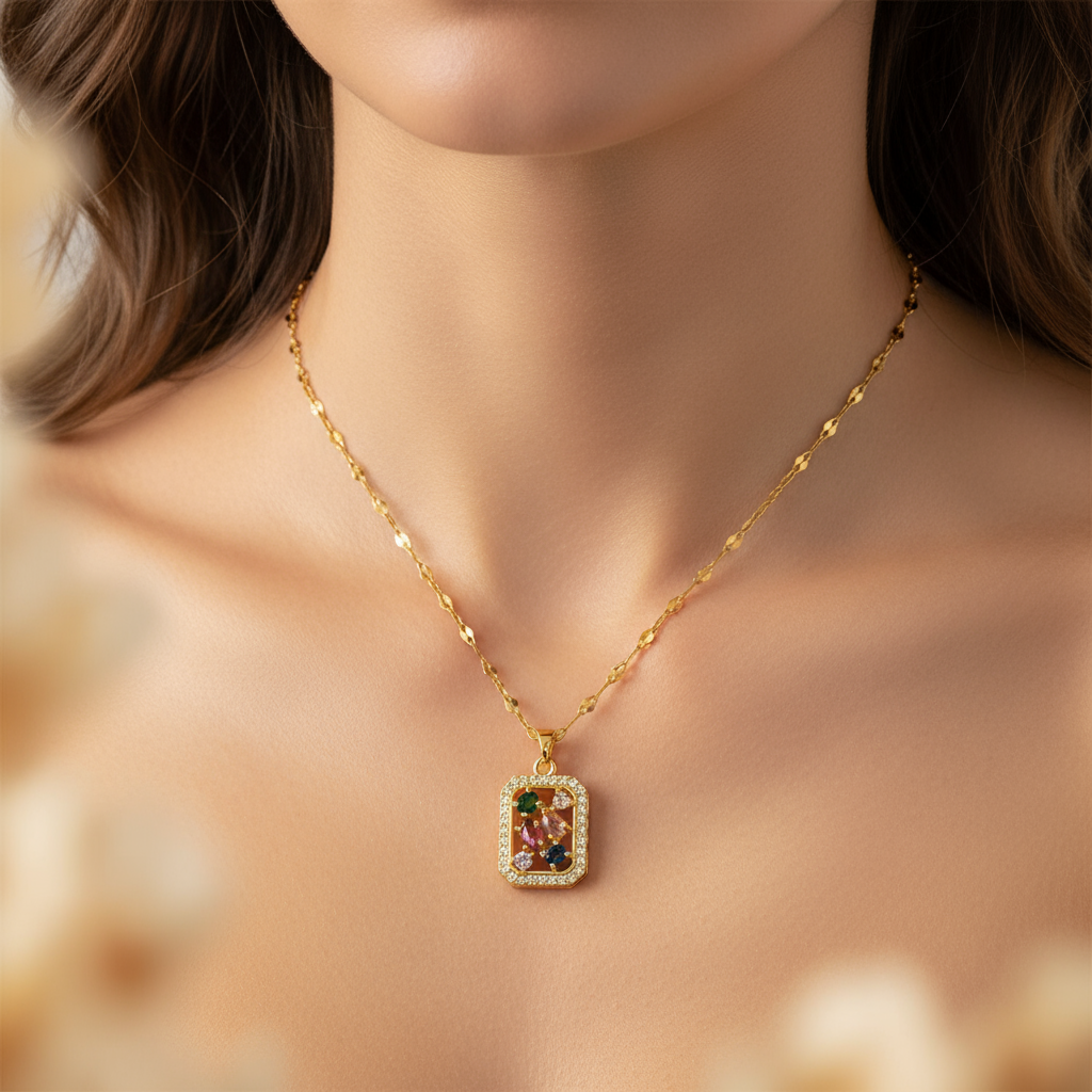 Aurora Mosaic Necklace