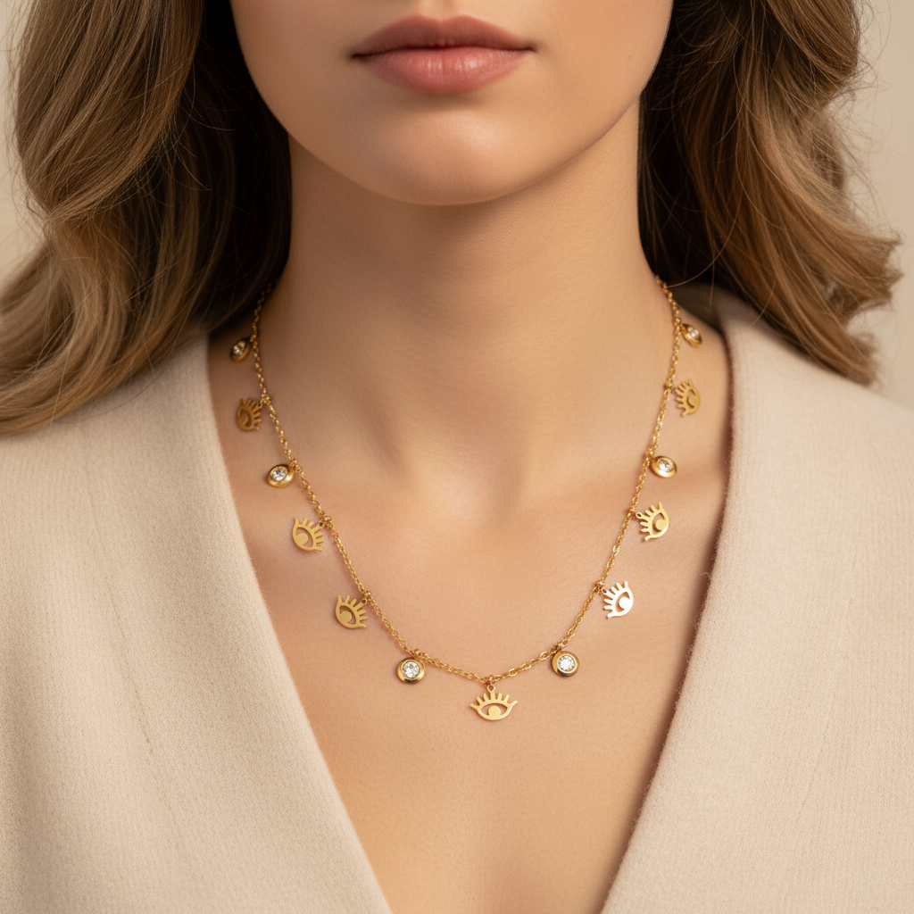 Golden Gaze Necklace