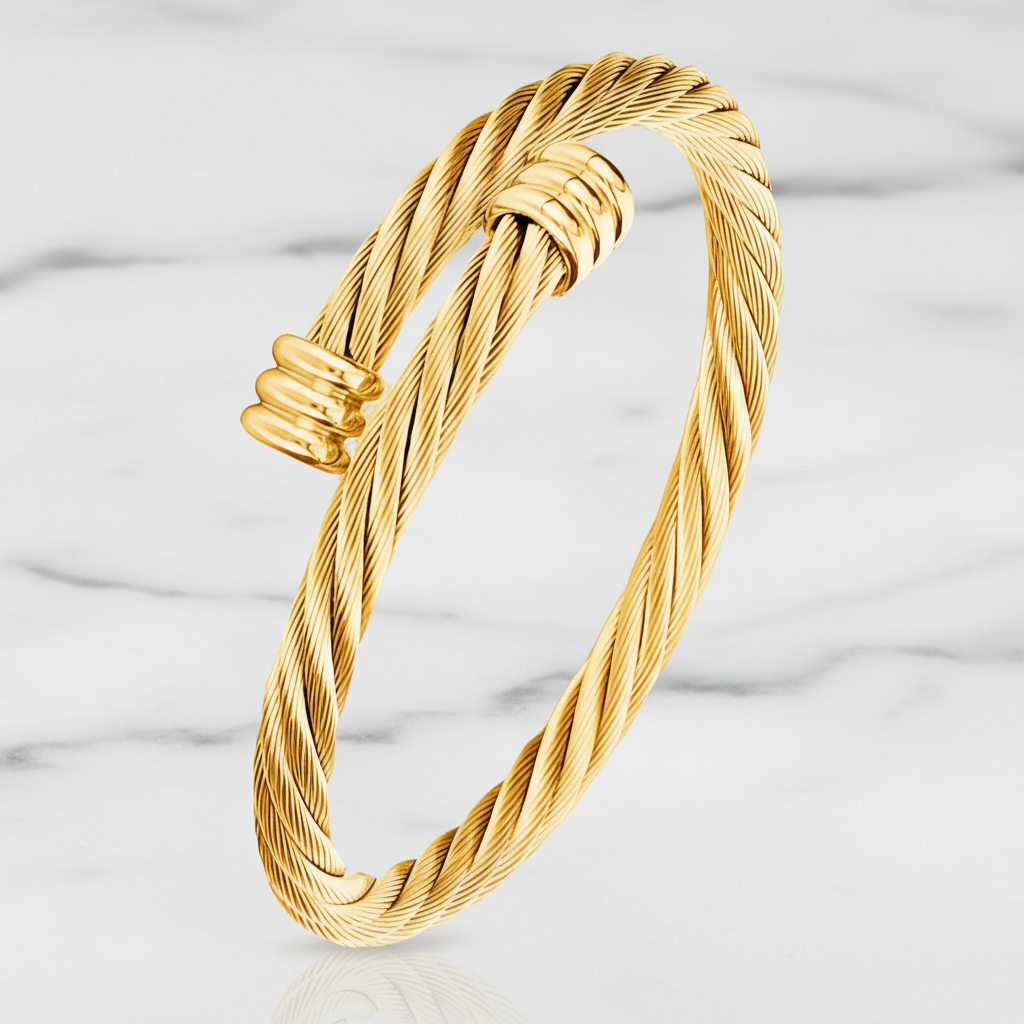 Aurora Twist Bangle