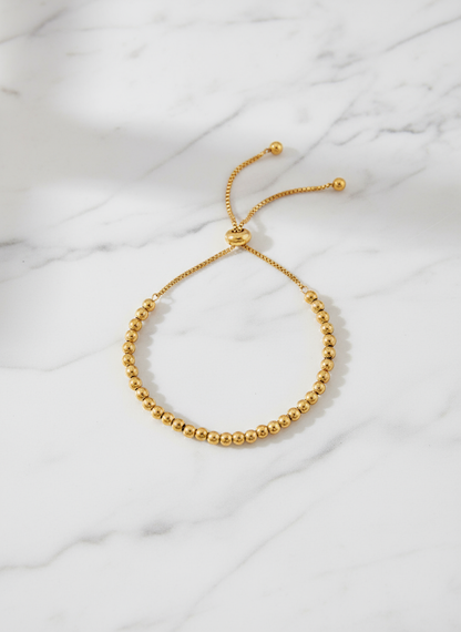 Golden Aura Bead Bracelet